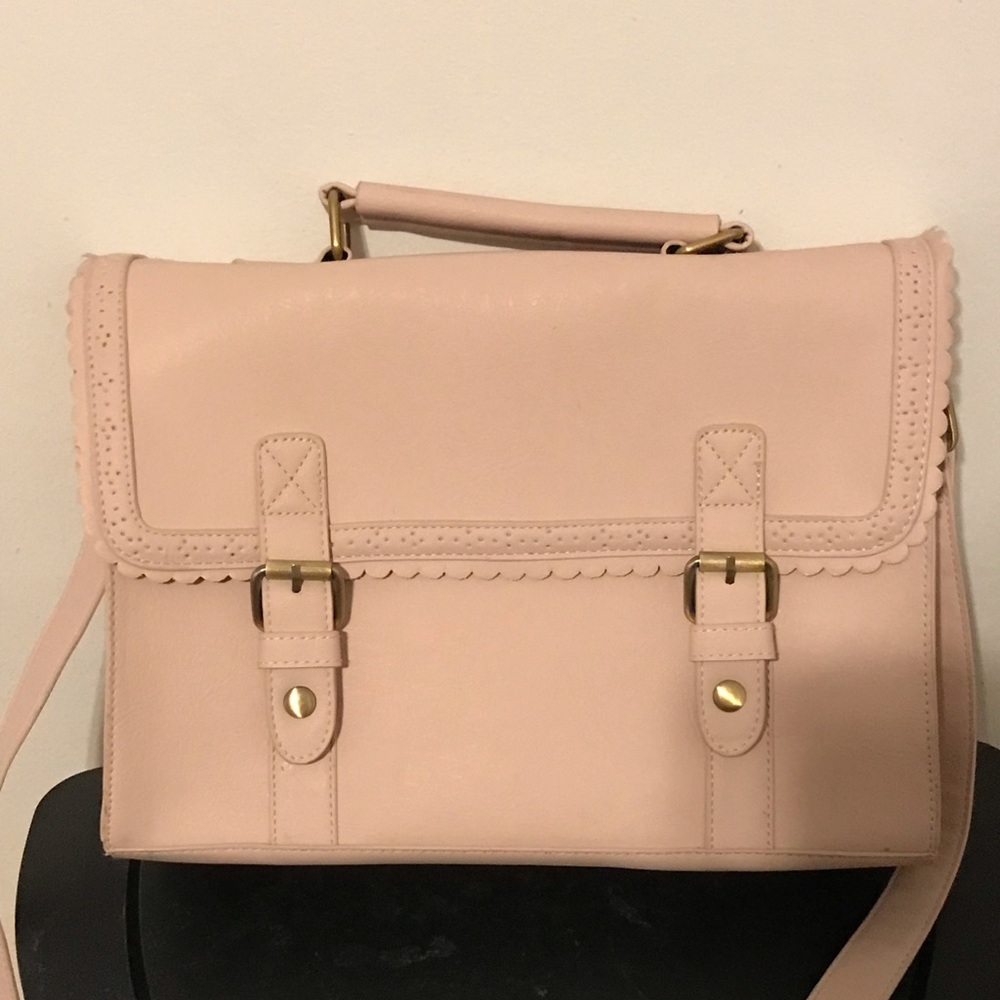 BNW/OT! Unused spacious pink briefcase!
